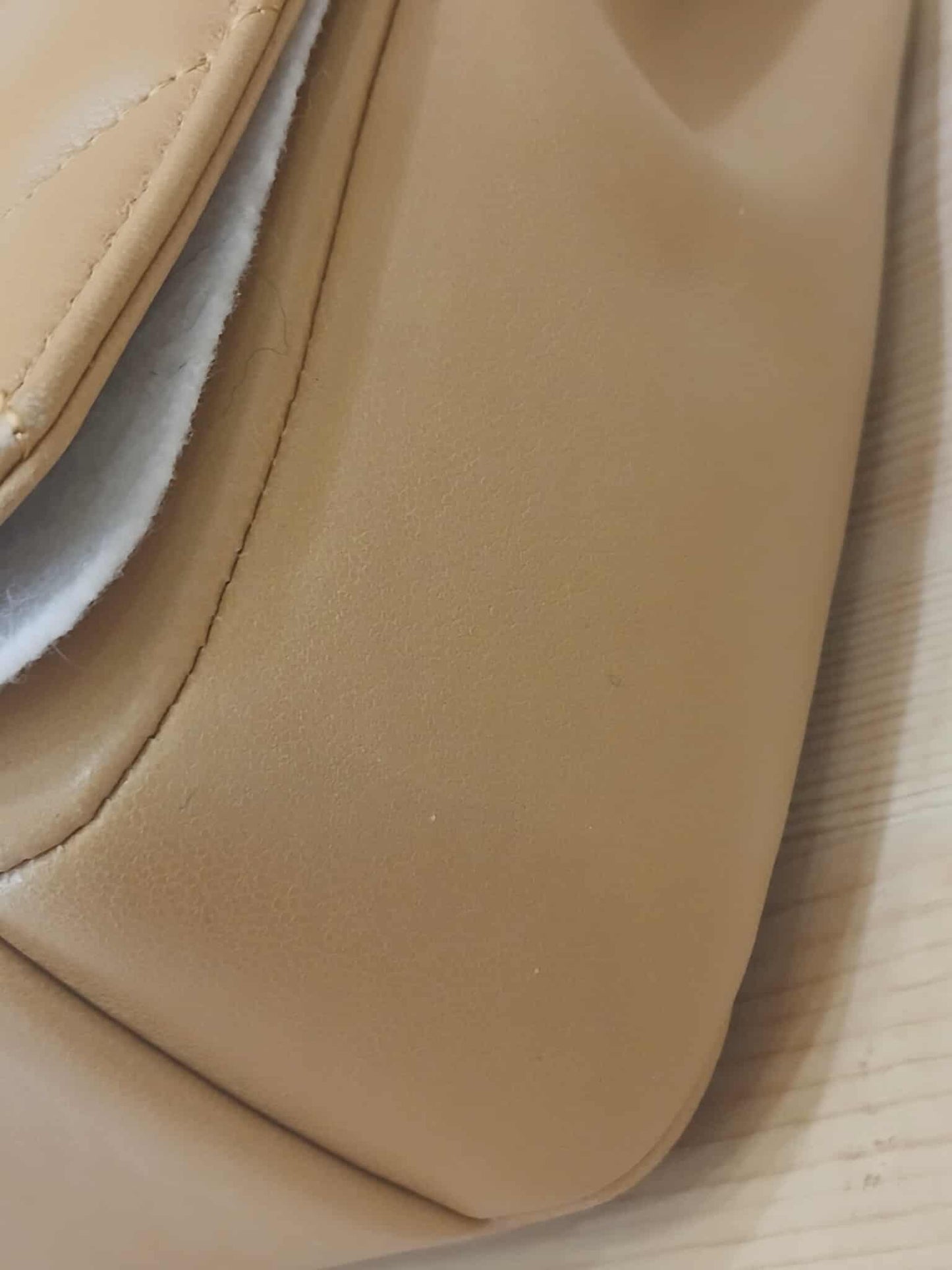 Chanel Diamond CC Chain Brown Caramel Lambskin Flap Bag Series 18