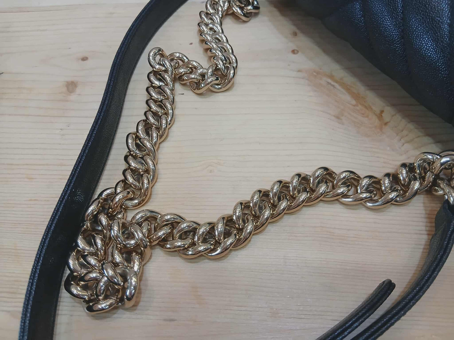 Chanel Leboy Chevron Caviar Small Black Series 29