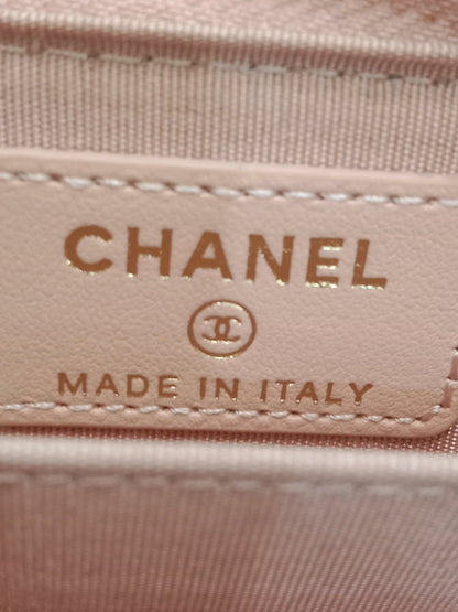 Chanel 19 Wallet Lambskin Pink Series 29