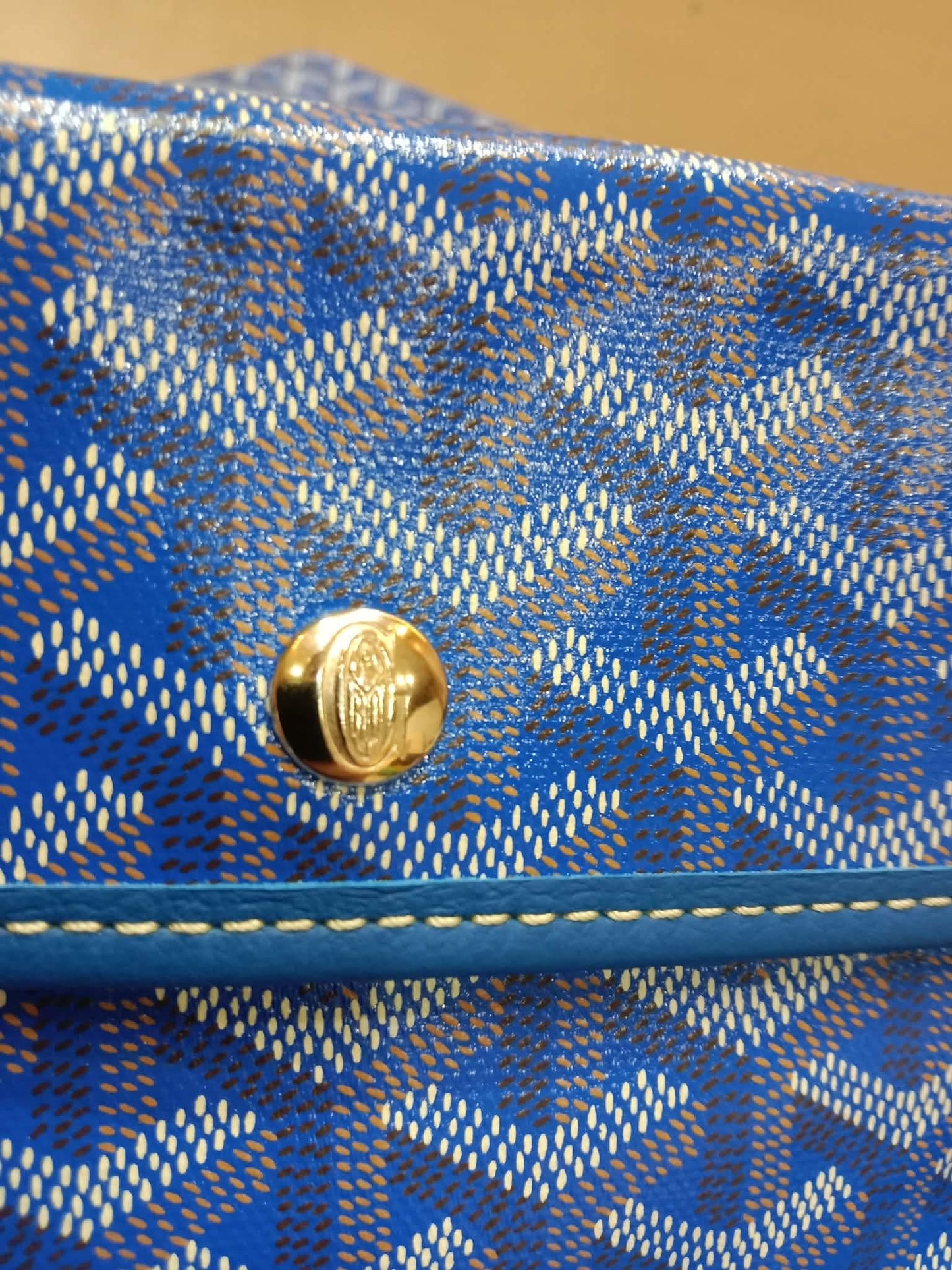 Goyard Saint Louis Tote Blue GM
