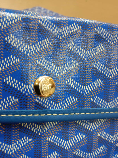 Goyard Saint Louis Tote Blue GM