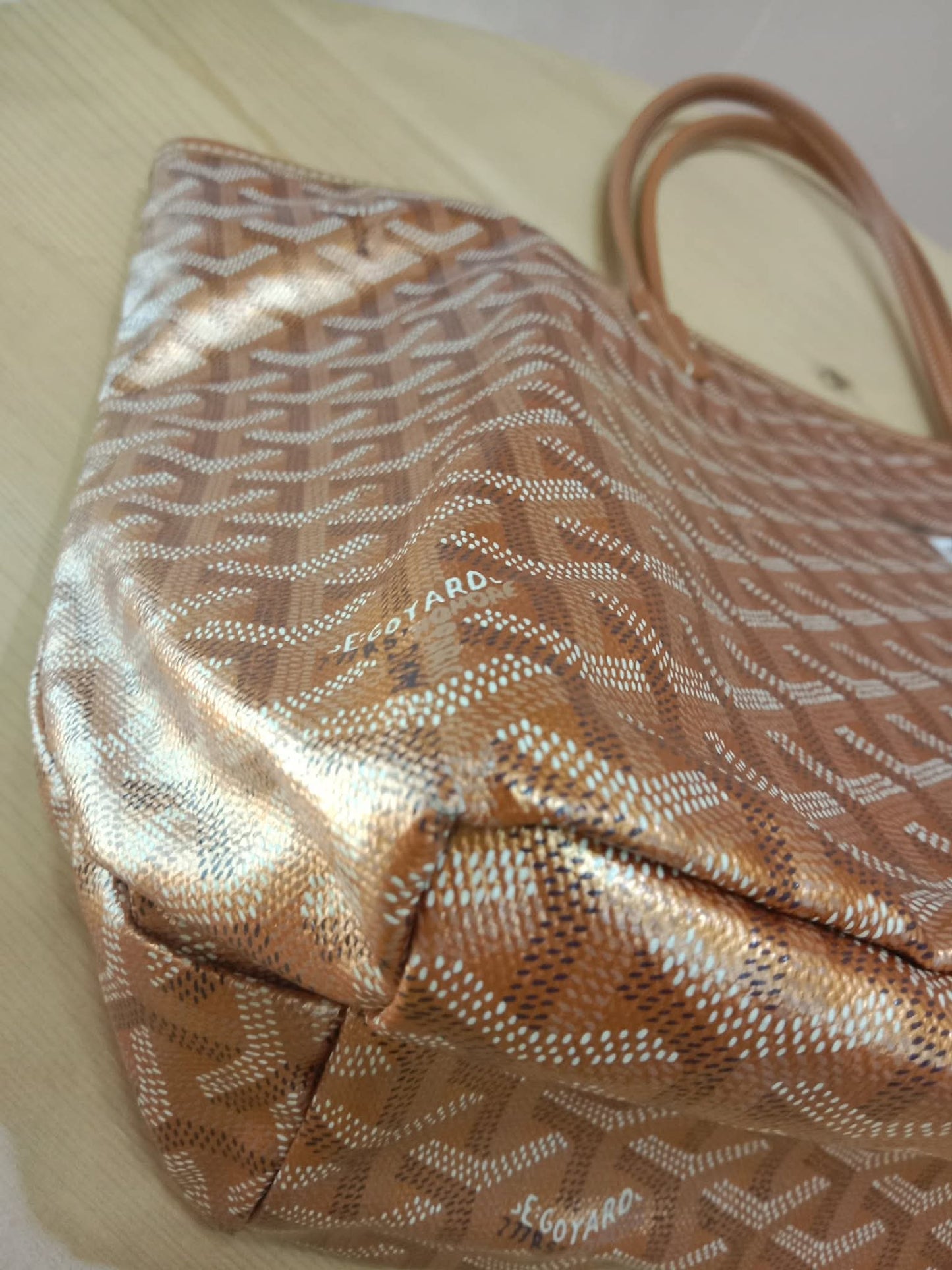 Goyard Saint Louis Limited Edition Rose Gold Tote Bag PM