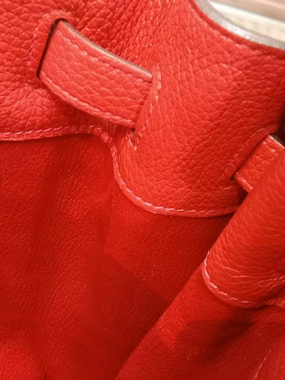 Hermes So Kelly 22 Togo Red Stamp R Square 2014