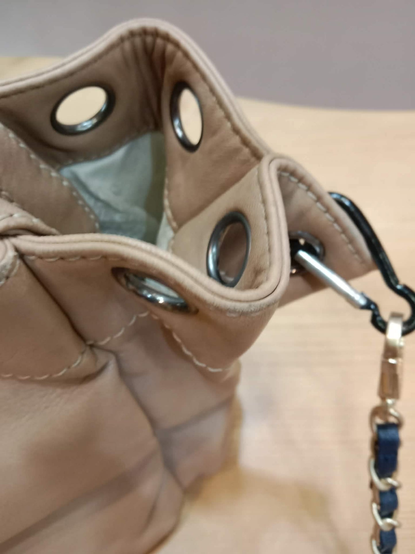 Chanel LAX Accordion Beige Lambskin Series 8