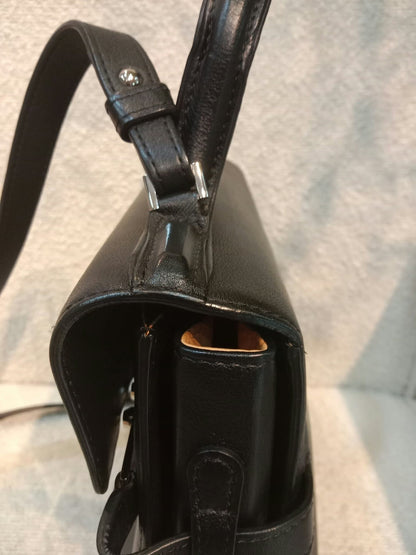 Delvaux Tempete Handbag Black MM