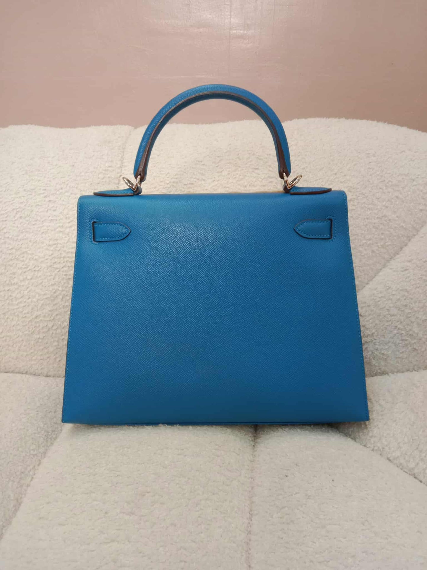 Hermes Kelly 28 Mykonos Sellier Epsom Stamp O Square 2011