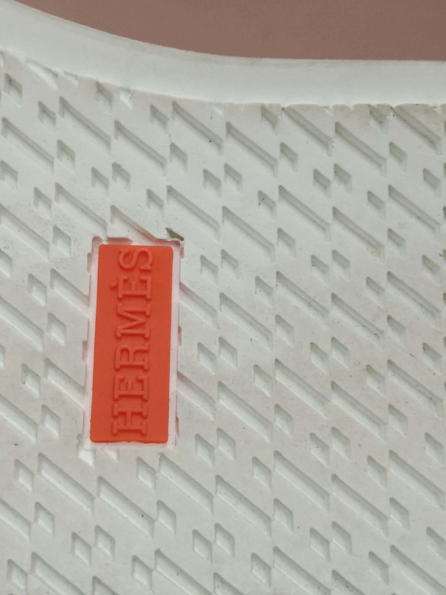 Hermes Day White Kelly Sneakers Rose Gold Buckle Size 35