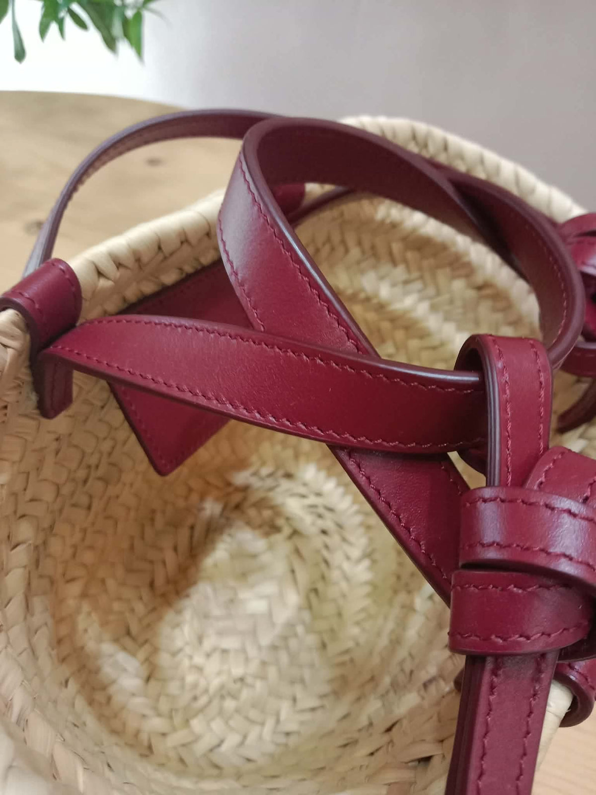Celine Triomphe Panier Basket Purple Bag