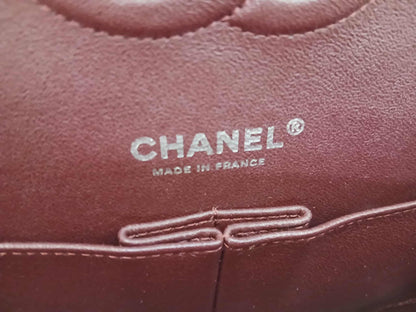 Chanel Medium Double Flap Black Caviar Series 27