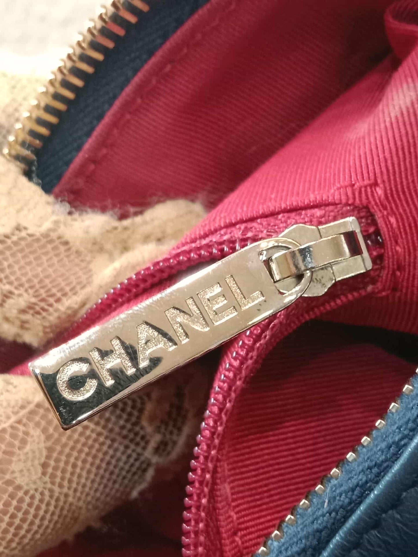 Chanel Gabrielle Hobo Bag Bicolor Blue/Black Series 29