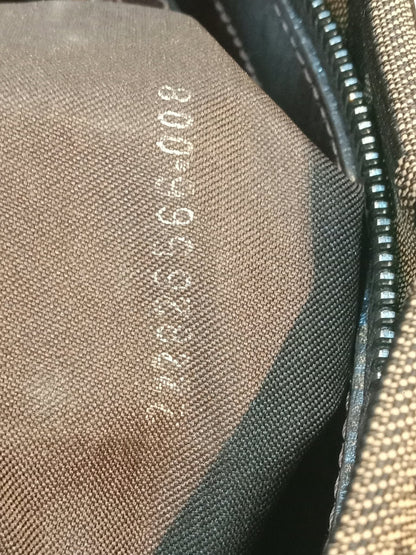 Fendi Zucca Baguette Canvas Shoulder Bag Brown