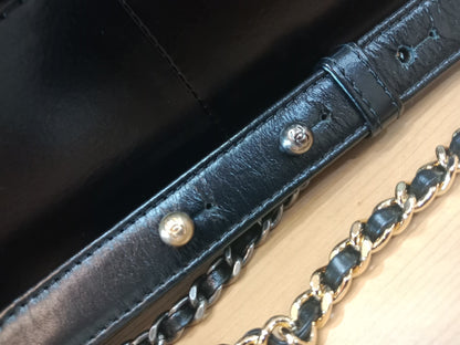 Chanel Gabrielle Medium Calfskin Black Series 24