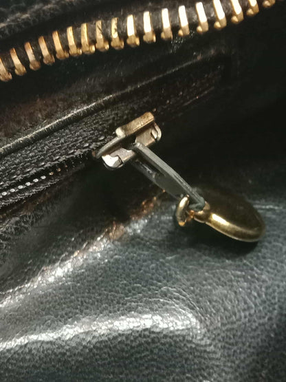 Chanel Medallion Black Caviar Series 7