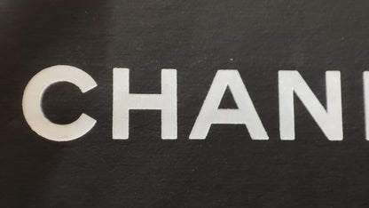 Chanel 22C Heart Pearly White CC Logo Dangling Earrings