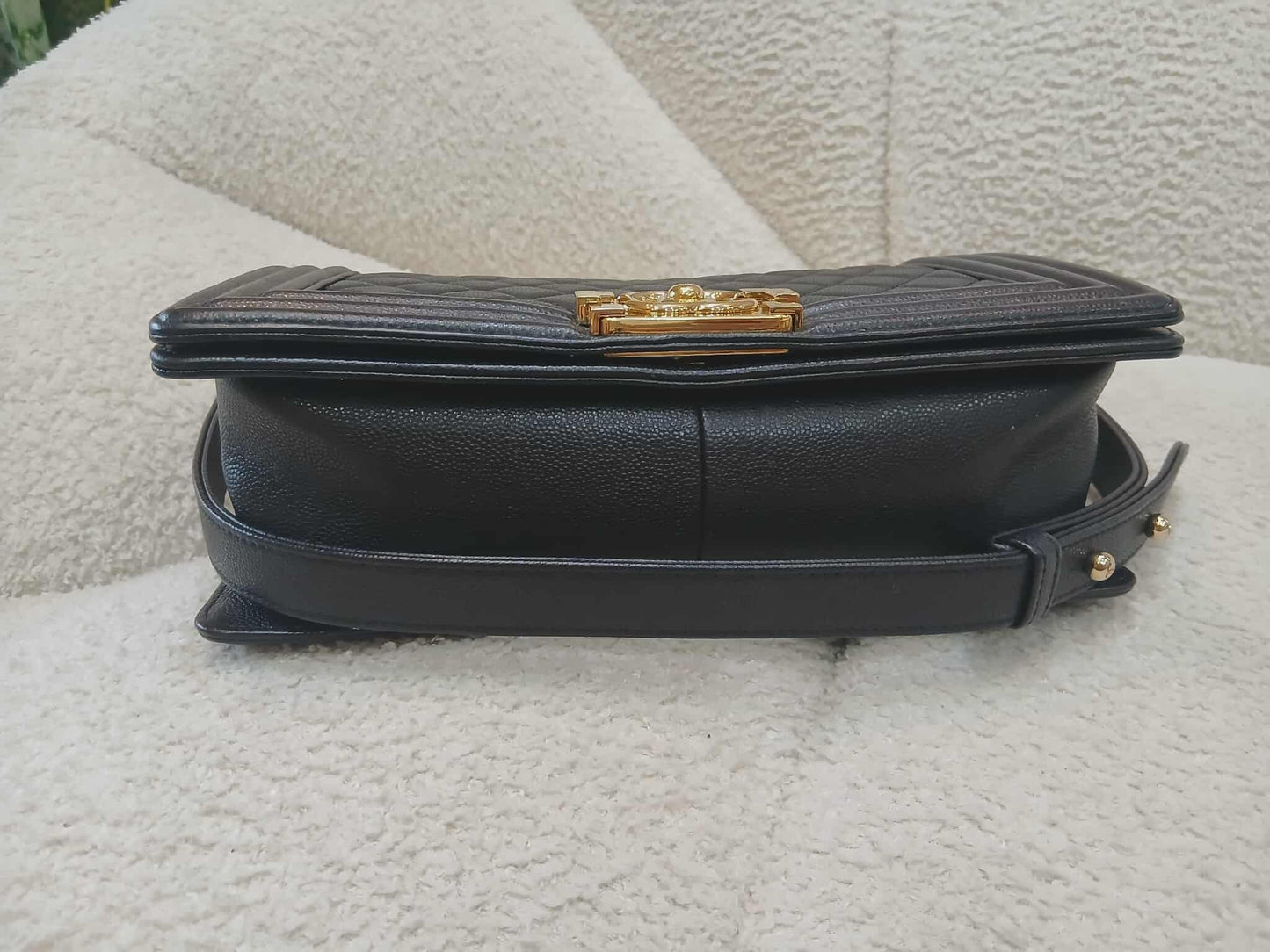 Chanel Leboy Caviar Old Medium Black Series 23