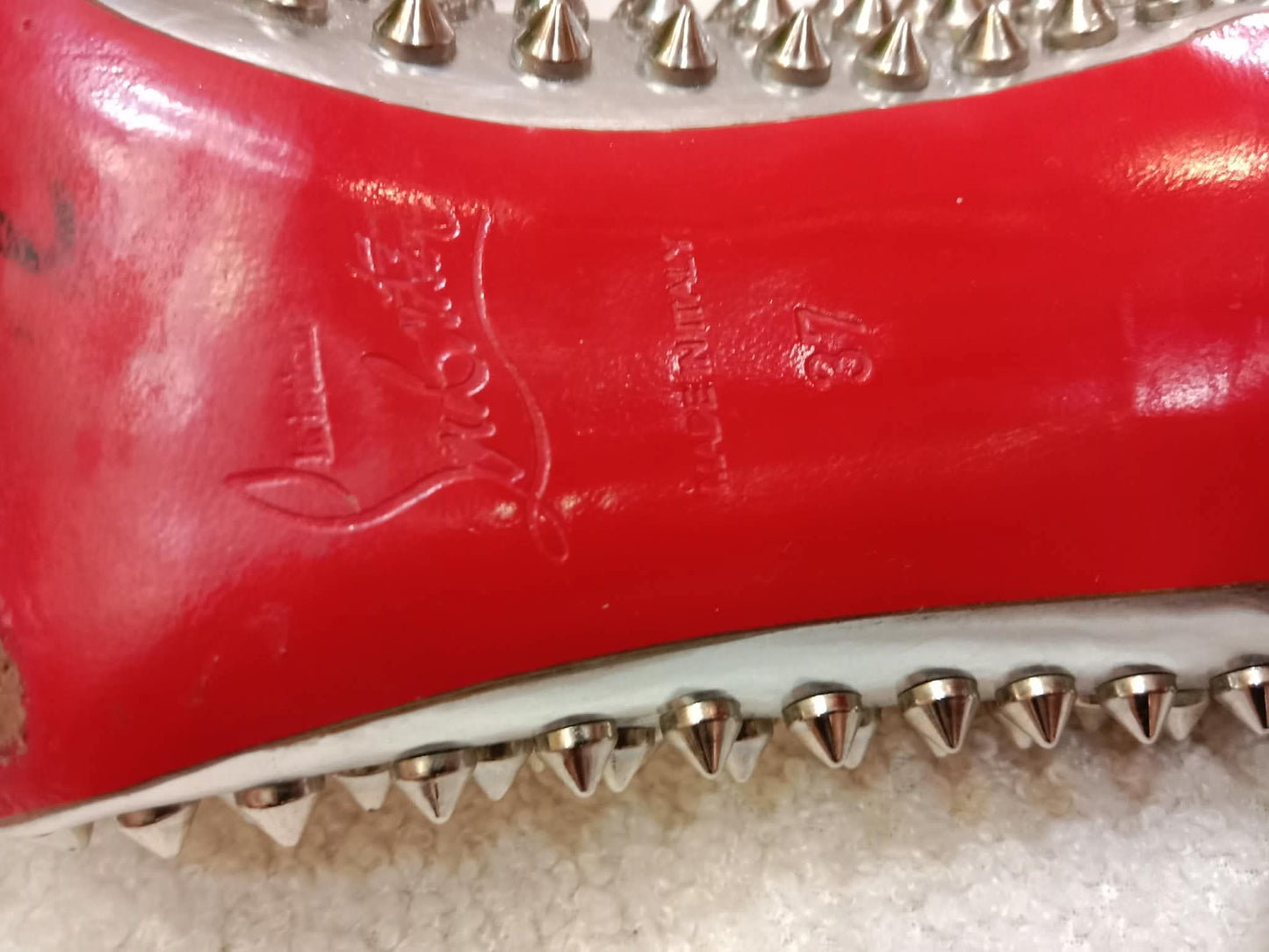 Christian Louboutin Condora Spikes Pumps Size 37