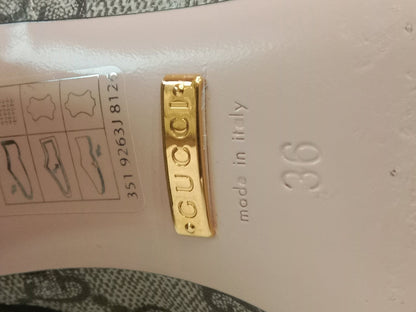 Gucci Blondie GG Supreme ankle Boots GG Medallion Size 26