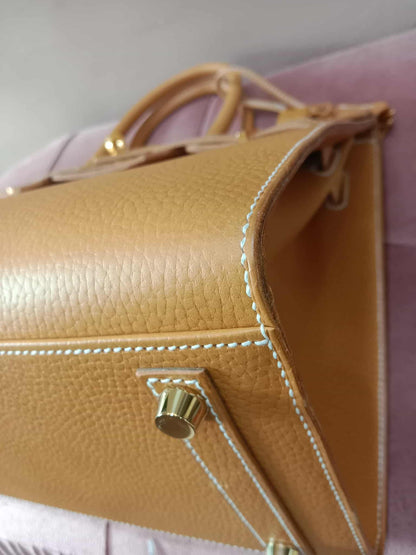 Hermes Birkin 30 Sellier Vache Naturelle Sable Grainee Stamp K 2025