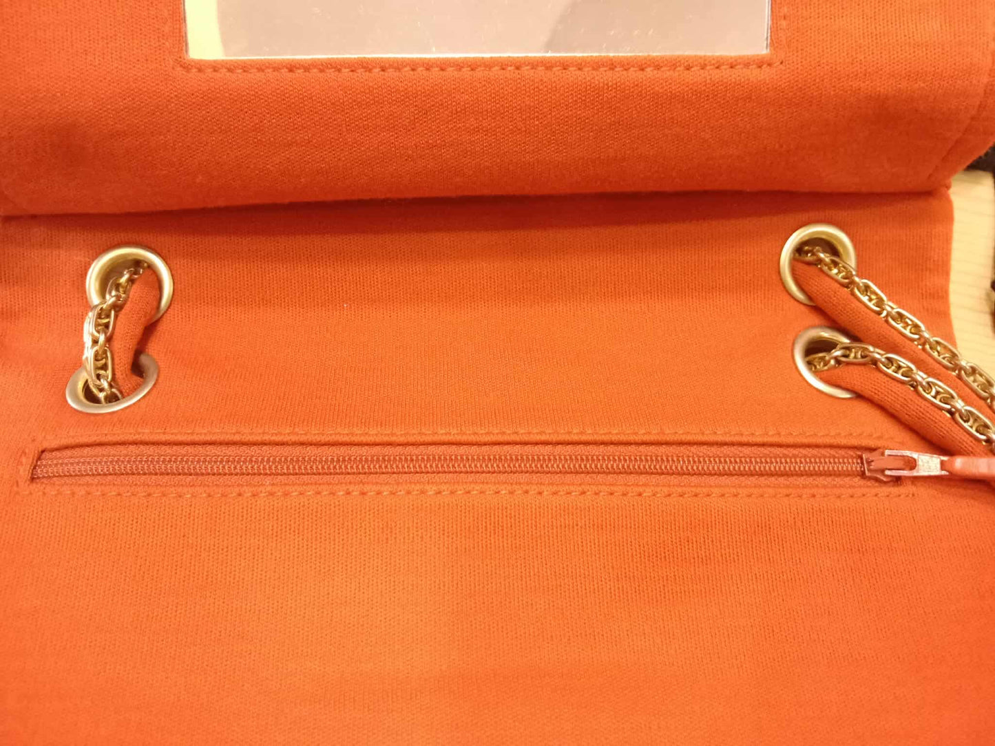 Chanel 2.55 Reissue Double Flap in Coral Jersey Fabric Series 11