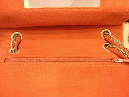 Chanel 2.55 Reissue Double Flap in Coral Jersey Fabric Series 11
