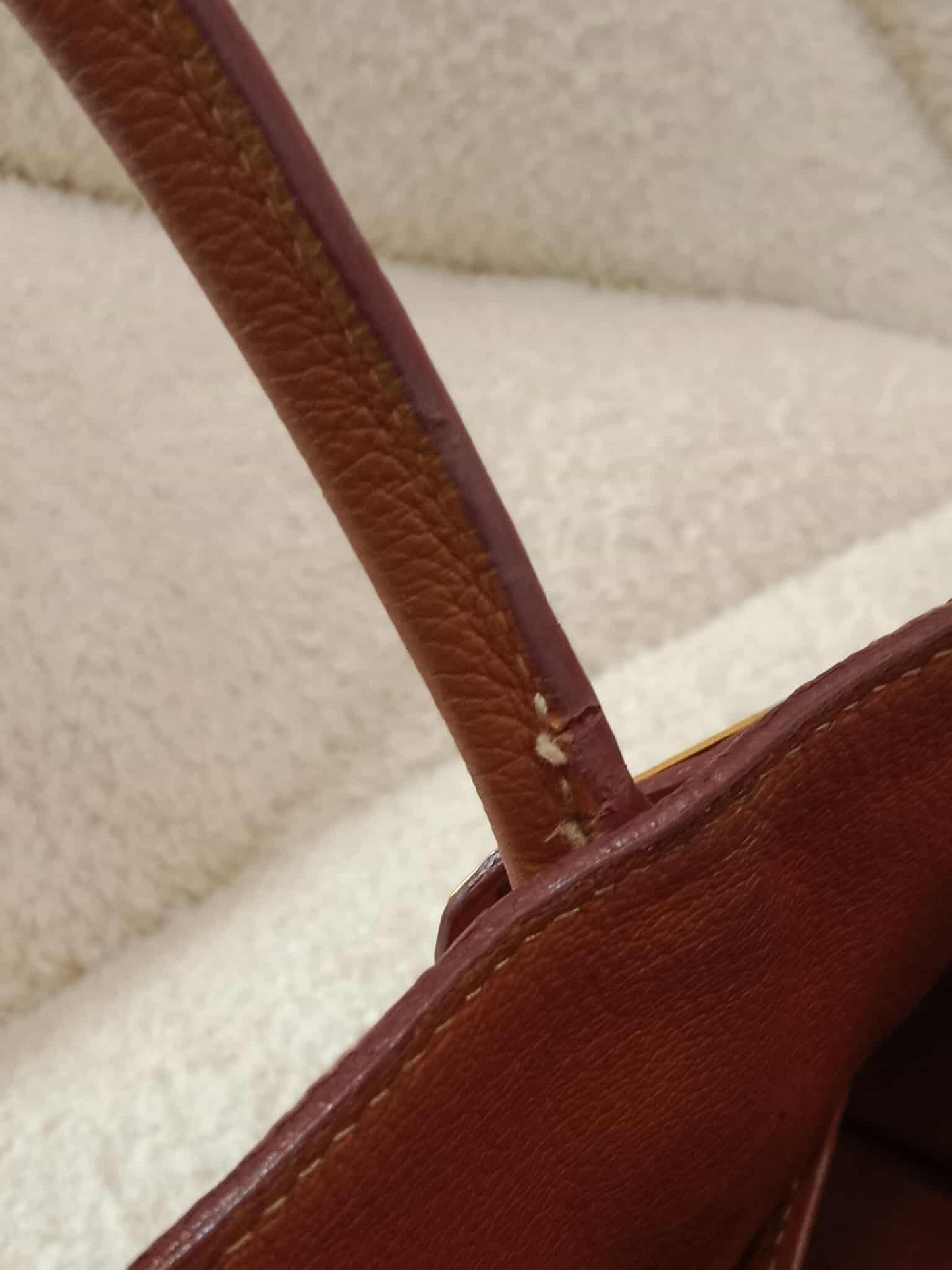 Hermes Birkin 30 Gold on Gold Clemence Stamp E Square 2001