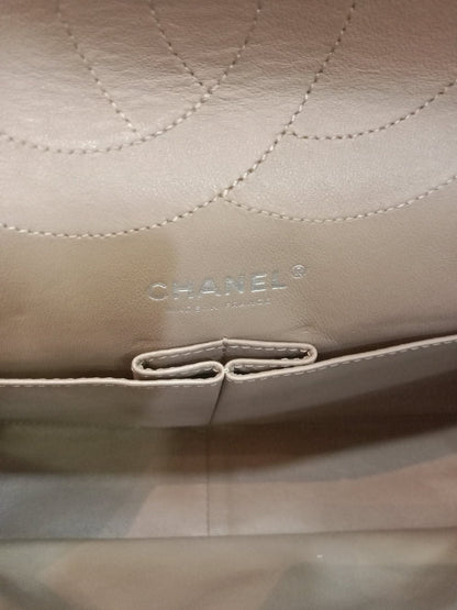 Chanel 2.55 Reissue Flap Bag Beige Suede Series 10