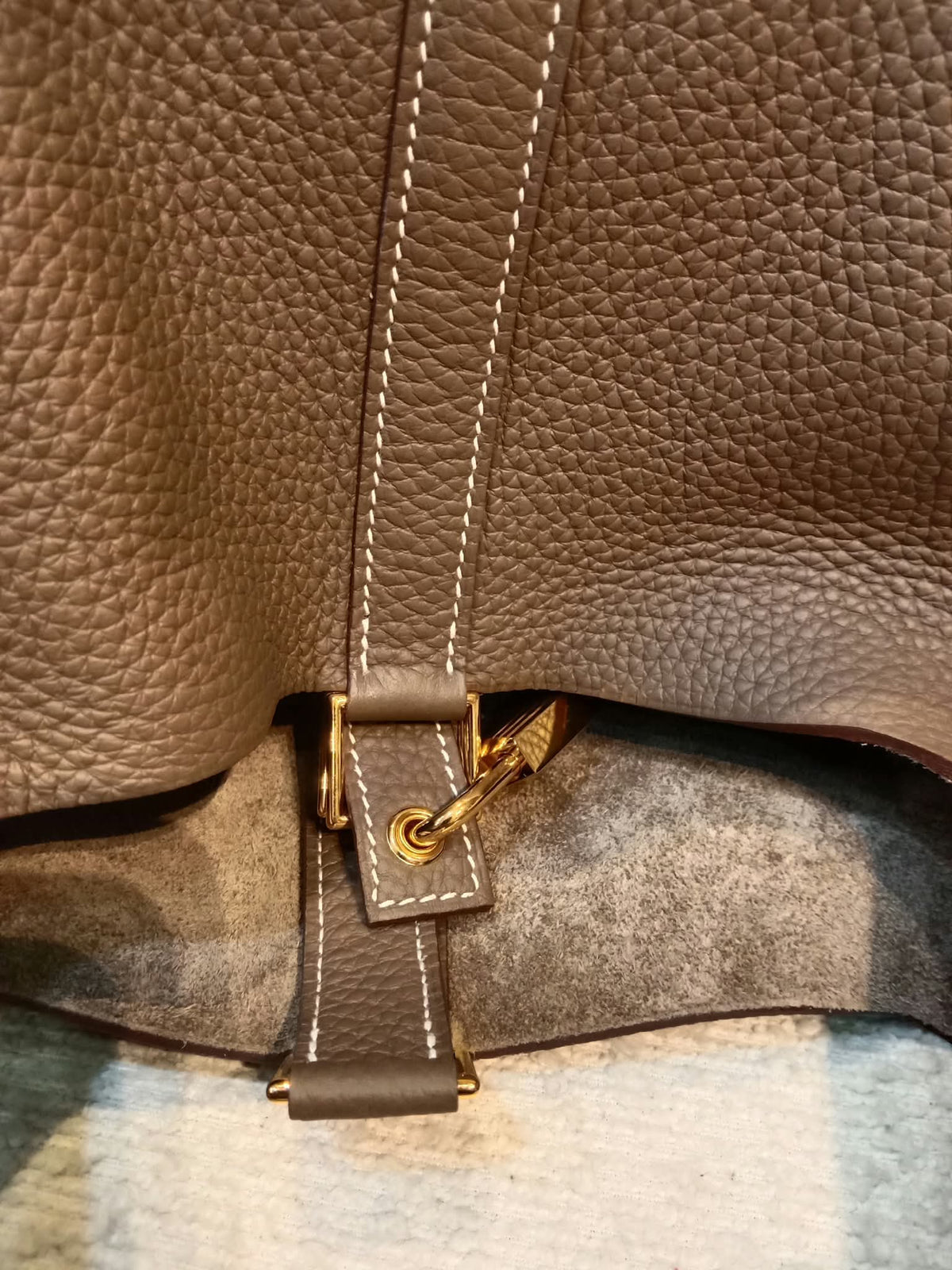 Hermes Picotin 26 Etoupe Clemence Stamp B 2023