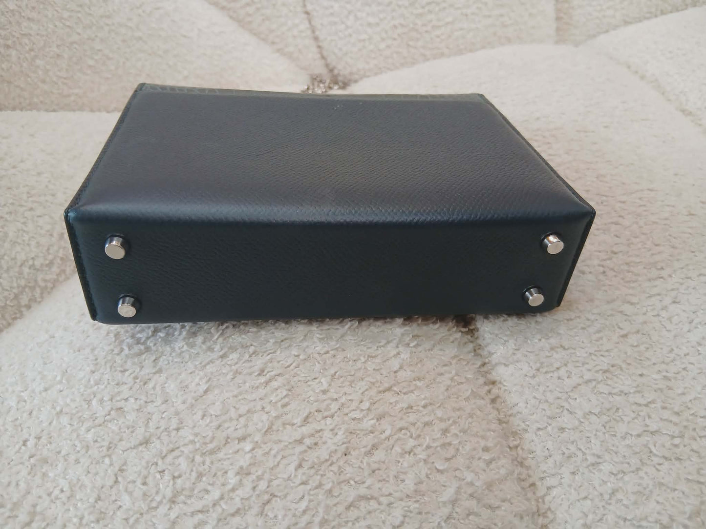 Hermes Sac Verrou Touch Chaine Mini Marquete Cypress Noir Stamp Y 2020