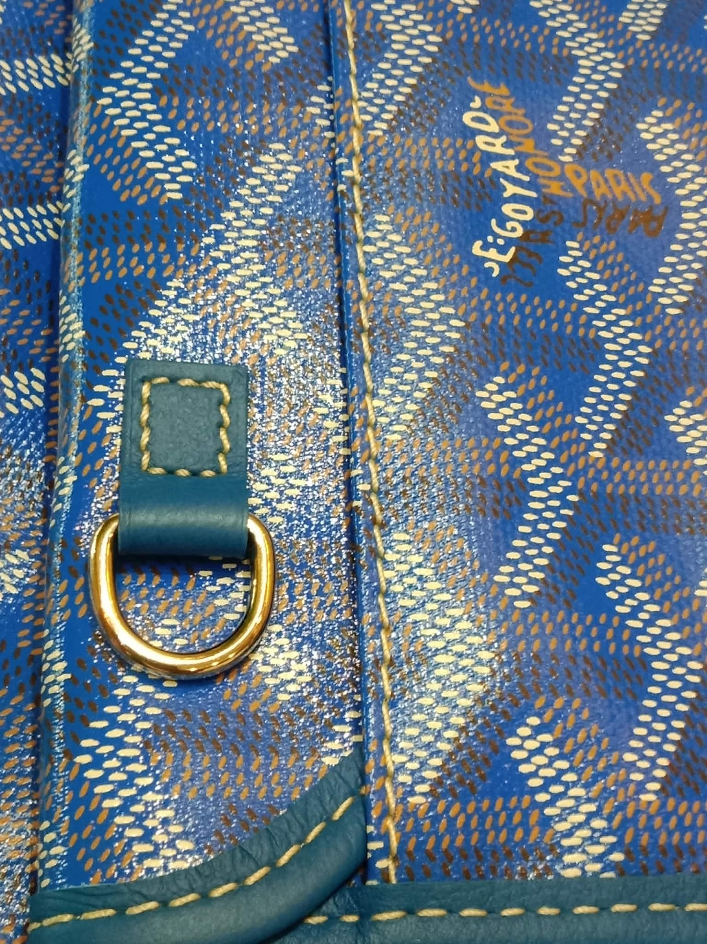 Goyard Saint Louis Tote Blue GM