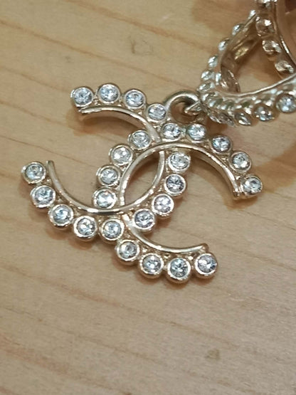 Chanel Drop Hoop Earrings