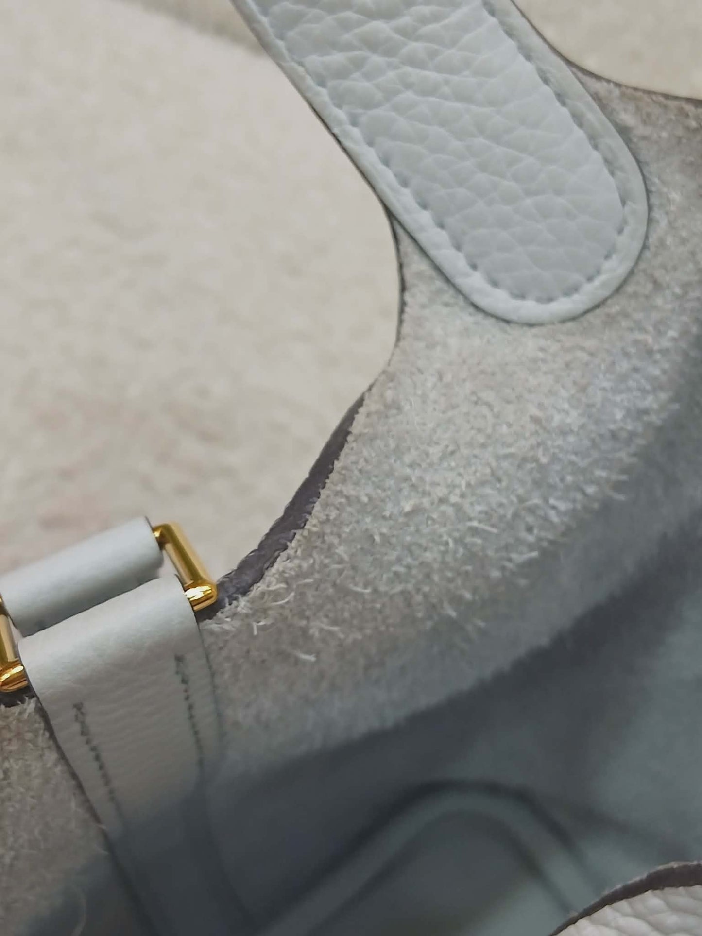 Hermes Picotin 18 Bleu Glacier Clemence Stamp Z 2021