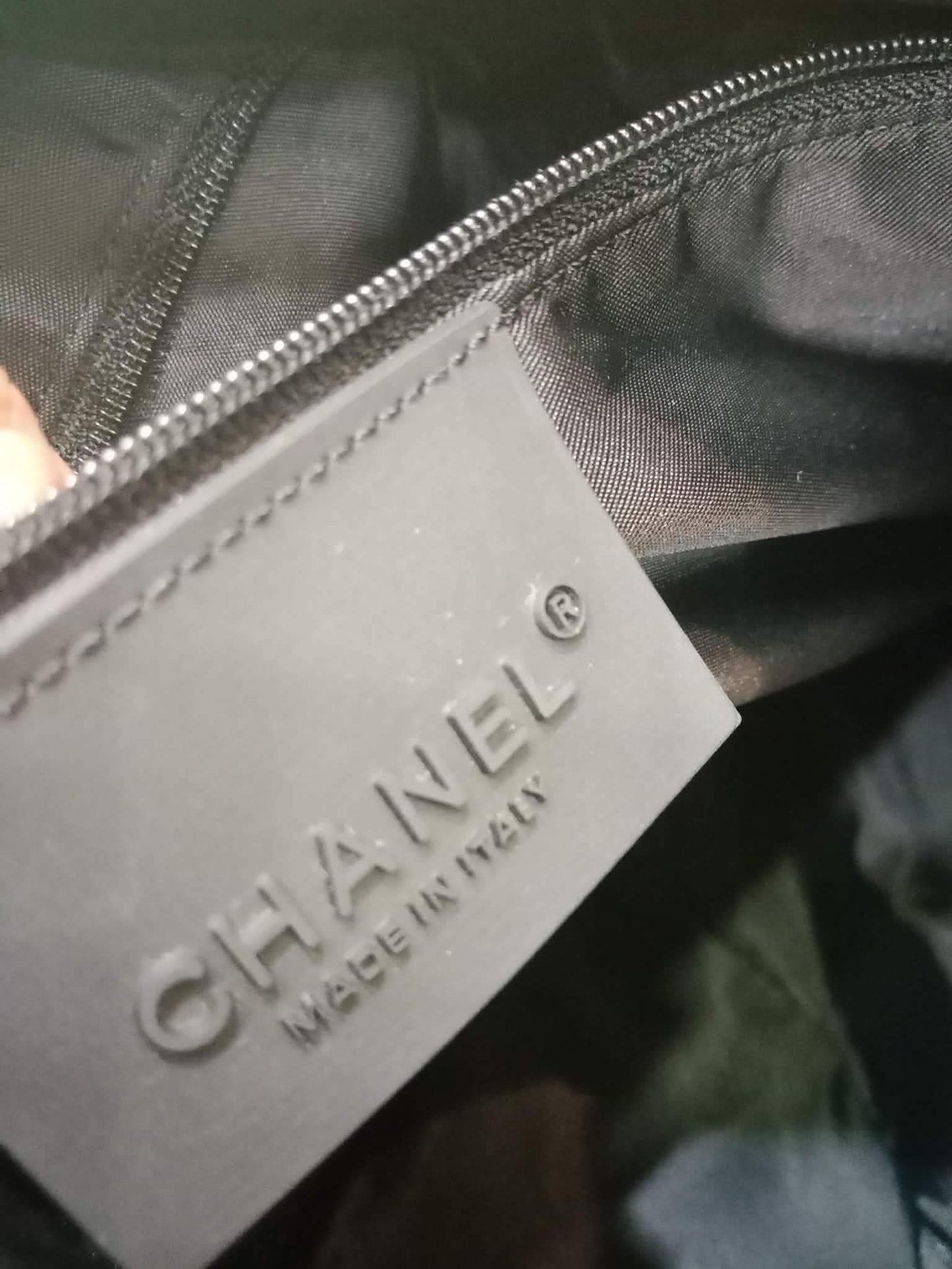 Chanel Sport Line Bag with Interlocking CC Logo Canvas Black/White