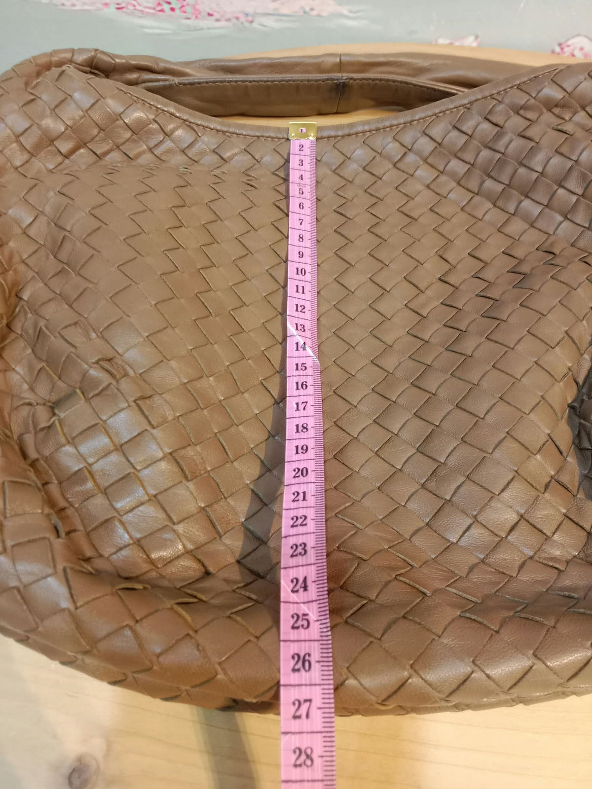Bottega Veneta Hobo Intrecciato Bag Brown