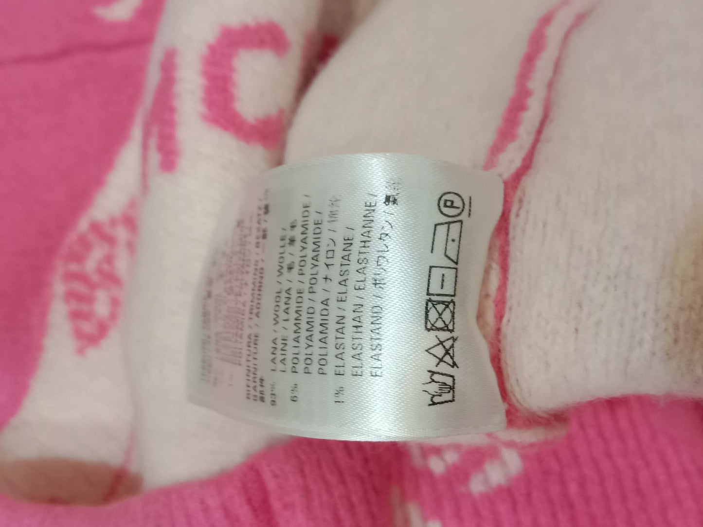 Balenciaga Wool Sweater Pink Size Small
