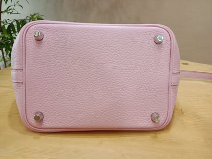 Hermes Picotin Lock 18 Rose Sakura Clemence Stamp Z 2021