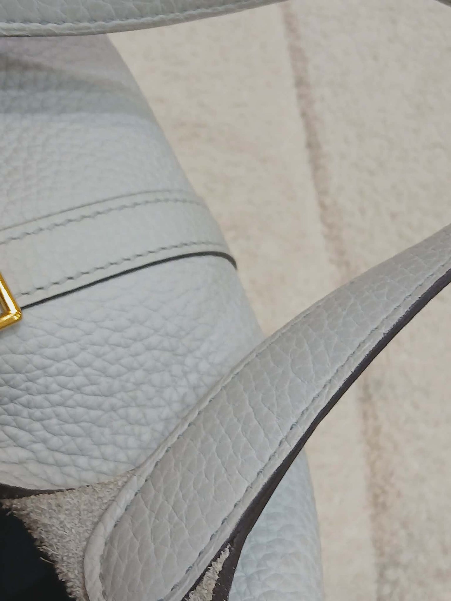 Hermes Picotin 18 Bleu Glacier Clemence Stamp Z 2021