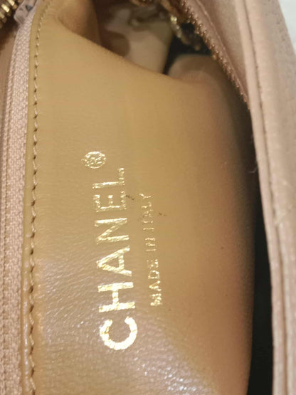 Chanel Medallion Beige Caviar Series 11