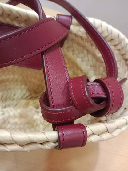 Celine Triomphe Panier Basket Purple Bag
