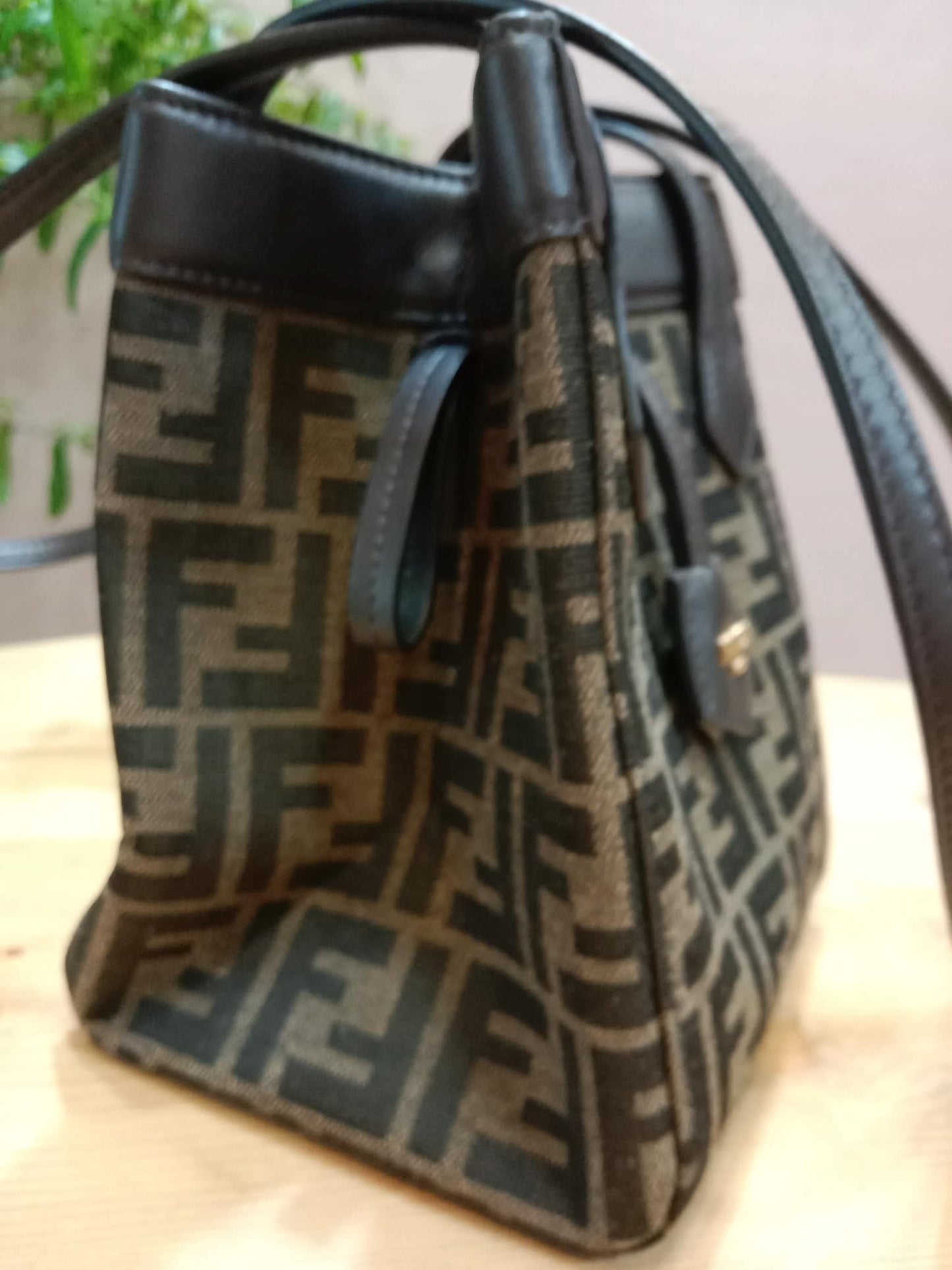 Fendi Origami Mini Bag Brown