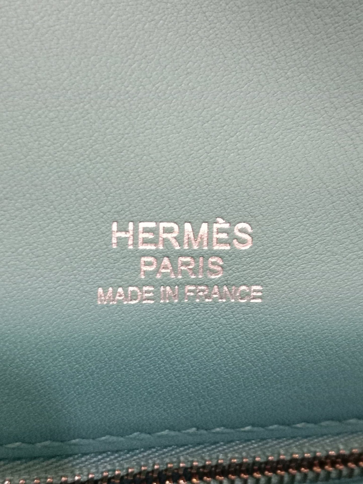 Hermes Berlin Mini Bleu Atoll Swift Stamp T 2015