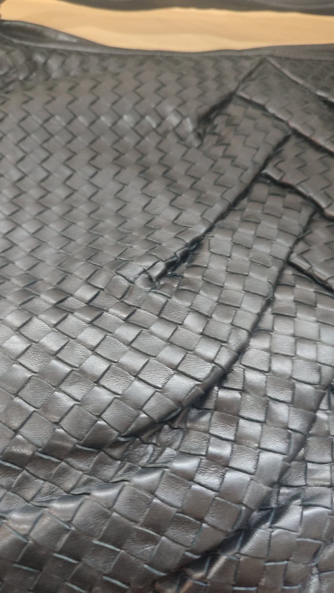 Bottega Veneta Intrecciato Hobo Maxi Bag Black