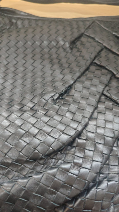 Bottega Veneta Intrecciato Hobo Maxi Bag Black