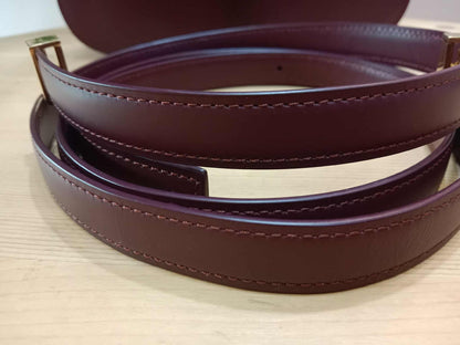 Celine Medium Classic Box Bag In Burgundy Calfskin Leather