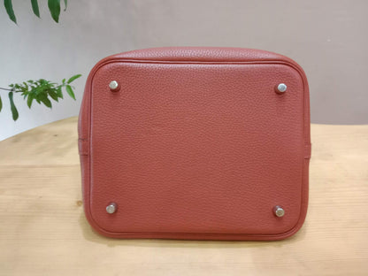 Hermes Picotin 22 Clemence Brique Stamp Y 2020