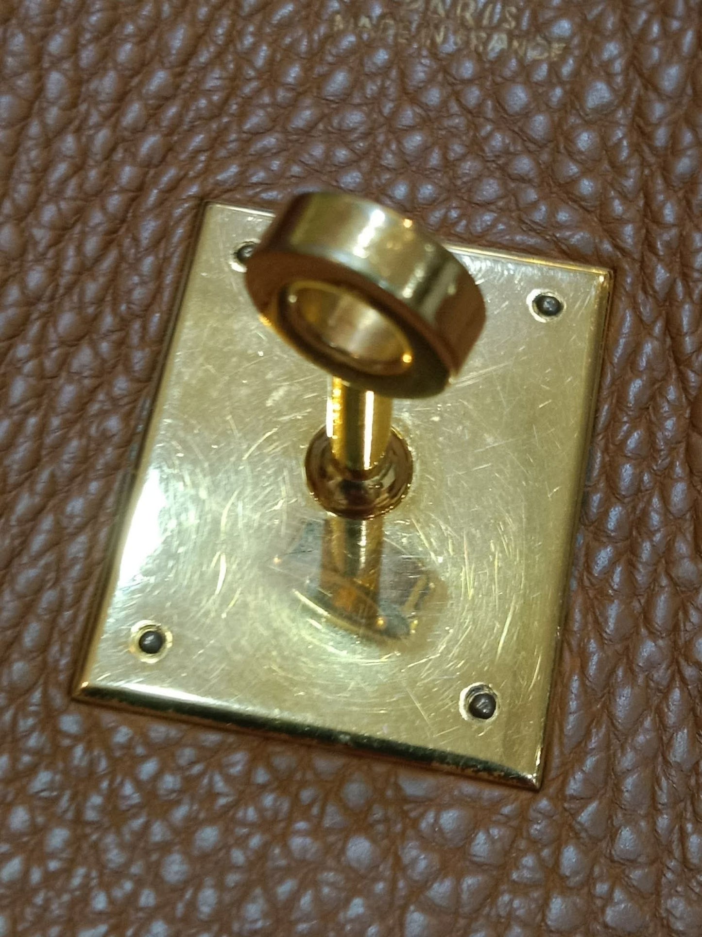 Hermes Birkin 30 Gold on Gold Clemence Stamp E Square 2001