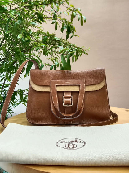 Hermes Halzan 31 Clemence Gold Stamp R 2014