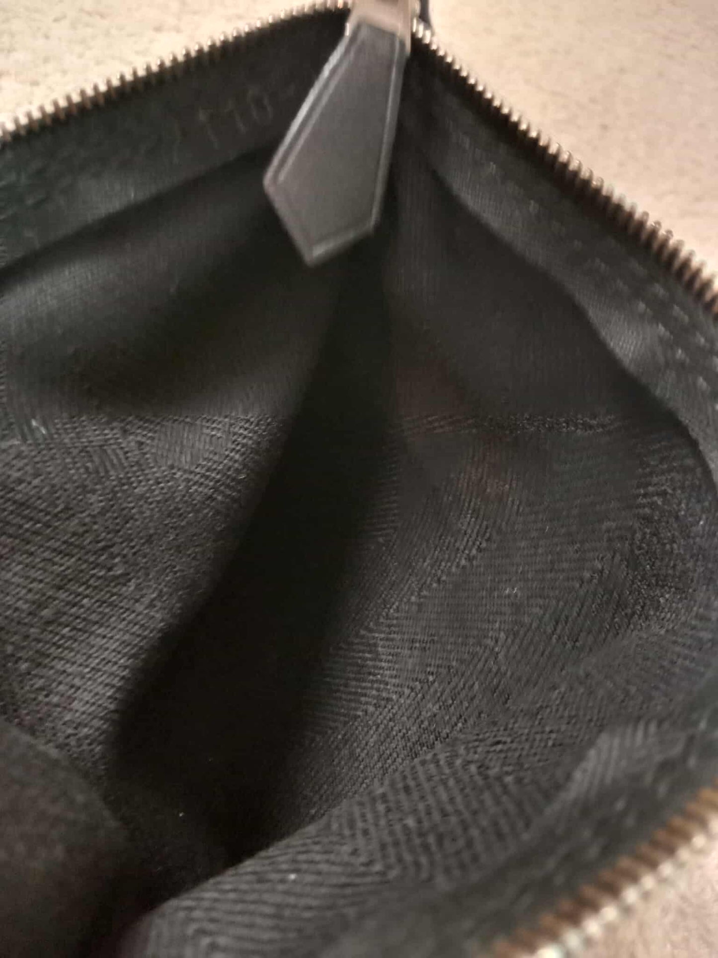 Hermes Black Pouch