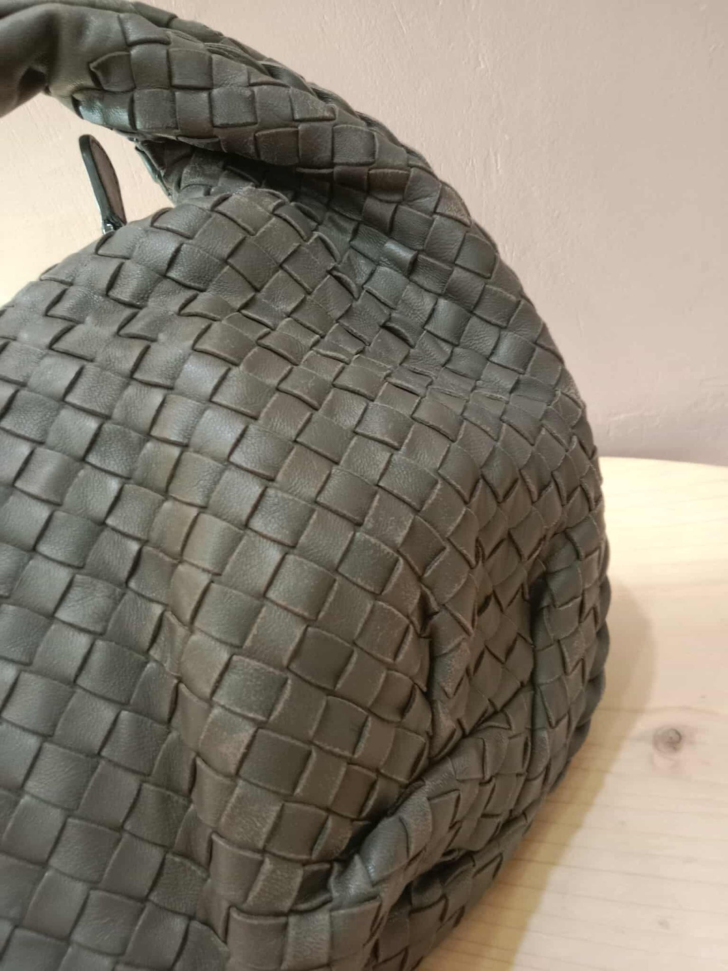 Bottega Veneta Belly Hobo Bag Gray