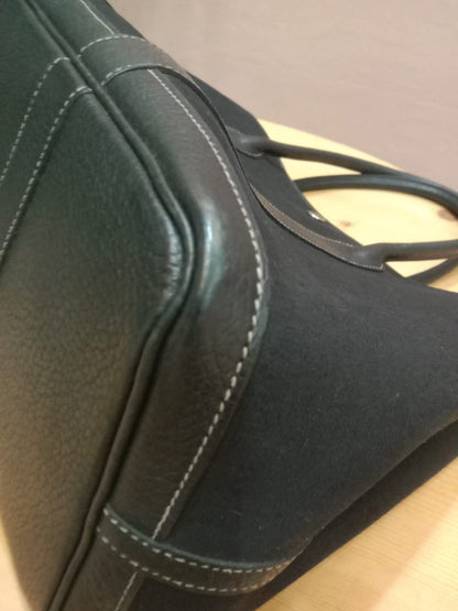 Hermes GPT 36 Canvas/Leather Black