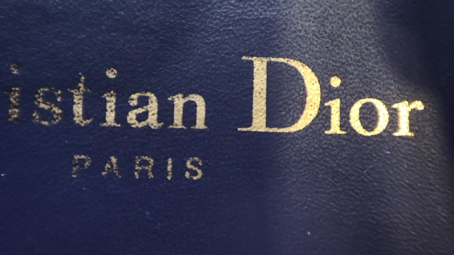 Dior Dioract Blue Royal Lambskin Size 38